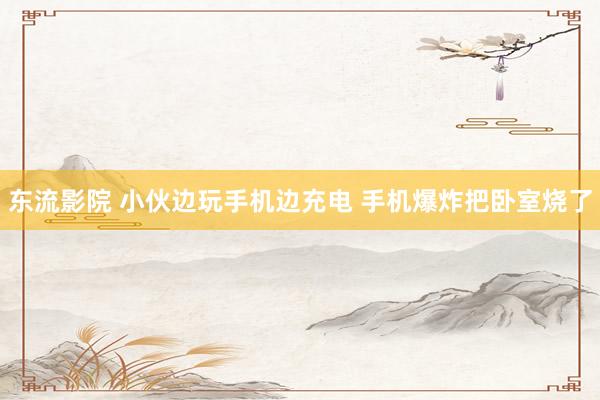 东流影院 小伙边玩手机边充电 手机爆炸把卧室烧了